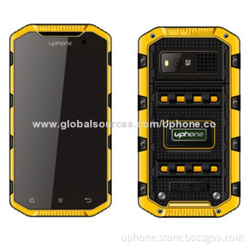 5.0"HD LCD Mobile Phone, 3G, Quad-core, 1G+4G, 2.0+8.0mp, GPS,PTT, waterproof IP68, GPS, NFC